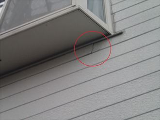 サイディング,割れ
