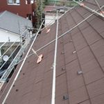 急勾配屋根のカバー工法