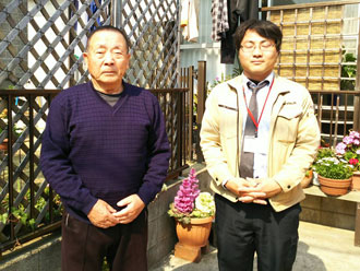 工事後お客様の写真