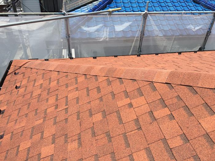 川崎市高津区　S型瓦の屋根葺き替え工事　完了