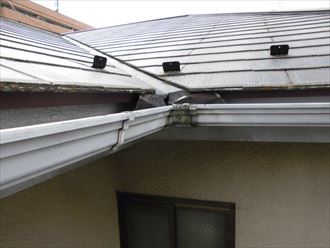 軒樋交換施工前