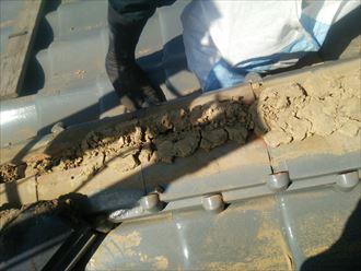 富津市　内部麻土の撤去