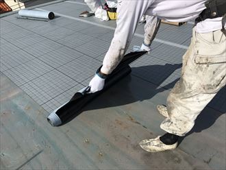 袖ケ浦市　通気緩衝シート設置