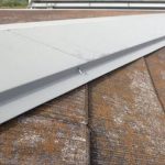 市原市　棟板金の釘浮き