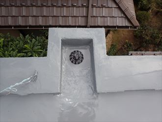 袖ケ浦市　ウレタン防水工事竣工