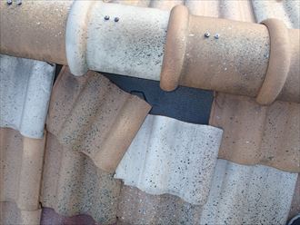 墨田区漆喰の剥がれからの雨漏り