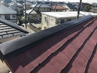 葛飾区棟板金の飛散