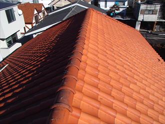 漆喰の剥がれによる雨漏り防止のための棟取り直し工事