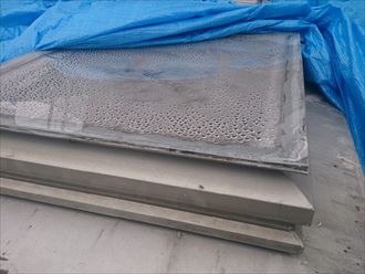 トップライトに漏水