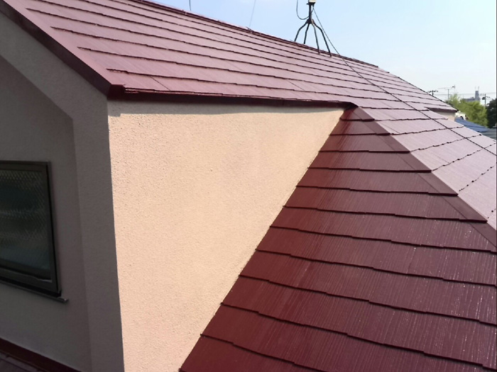 横浜市神奈川区　屋根塗装完了