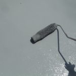 江東区でコンクリート打ちっぱなしの陸屋根の防水工事