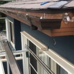 川崎市幸区でエスロンΣ90を使った雨樋交換工事
