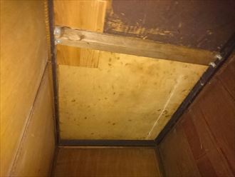 室内への雨水浸入