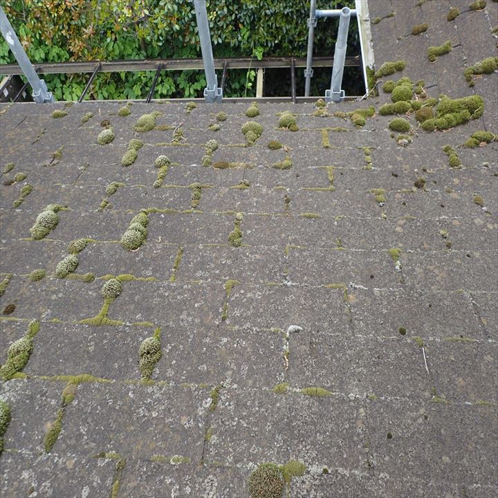 君津市　工事前の屋根の劣化