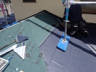 君津市　新規屋根材設置