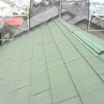 横浜市西区でスレートから金属屋根への屋根カバー工法
