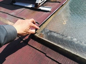 天窓の下地確認