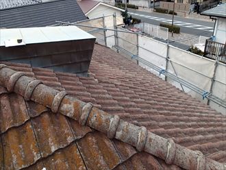 セメント瓦の点検