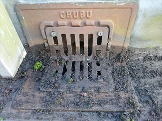 排水ドレンの確認