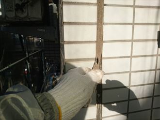 タイル目地の劣化