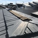 江戸川区台風で棟板金が飛散