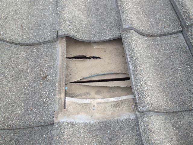 江戸川区瓦屋根の雨漏り