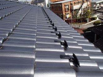 美しくならぶ雪止め