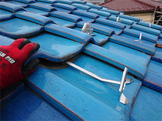 雪止め設置工事