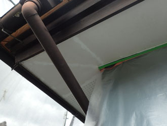 軒天の張り替え、完成