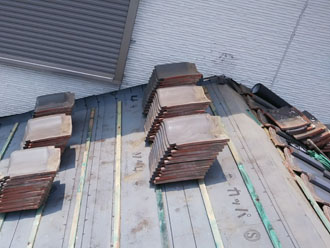 桟木の取り付け