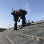 アンテナ工事開始