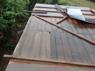 お客様が置いた棒