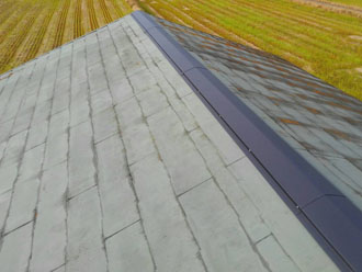 棟板金交換完了