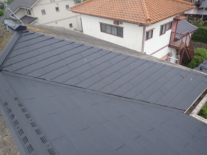 屋根の葺き替え完了