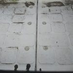 目地が傷んでいる