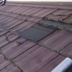 ガルバリウム鋼板とシーリングで応急処置