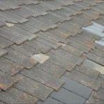 佐倉市大崎台　割れた屋根材