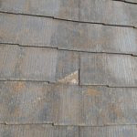 劣化したスレート屋根