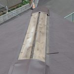 棟板金交換工事前