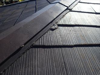 棟板金のコーキング補修