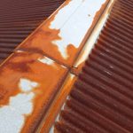 棟板金も錆が進行