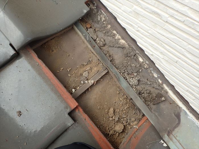 防水紙の経年劣化