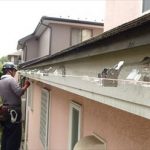 支持金具の取付