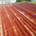 錆日が著しい折板屋根