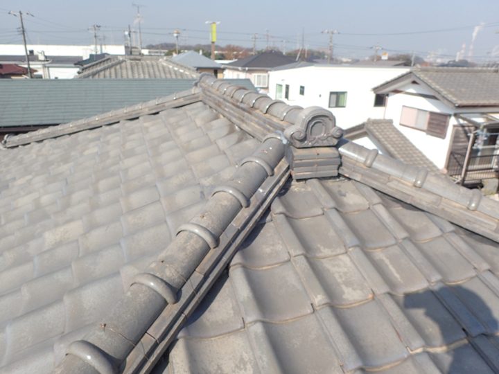 瓦屋根葺き直し完成