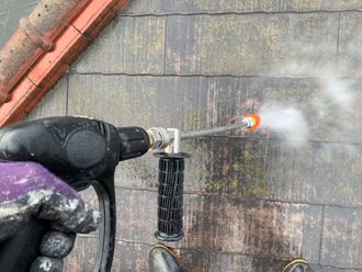 屋根の高圧洗浄