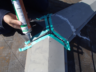 継ぎ目シーリング処理