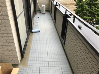 絶縁シート敷設