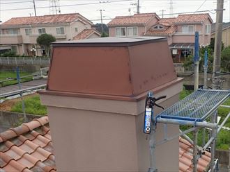 板金カバー完了