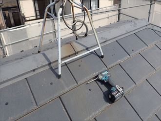 換気棟の取付を検討中